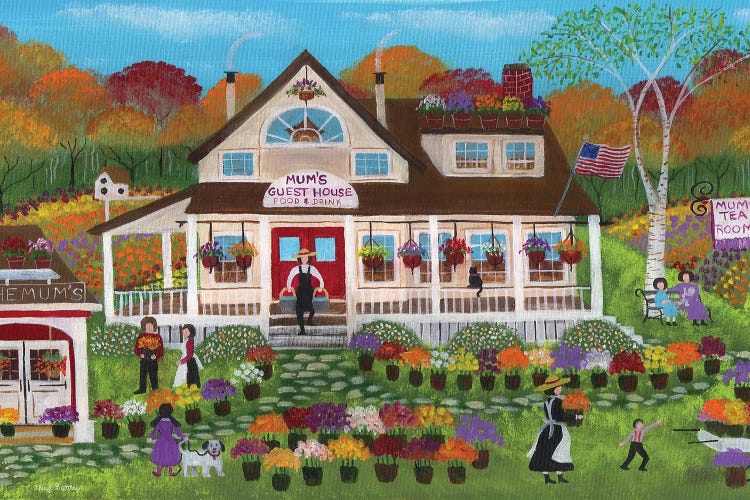 Mum's Guest House by Cheryl Bartley wall art