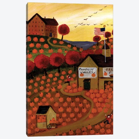 Pumpkin Valley Cheryl Bartley Canvas Print #CBT185} by Cheryl Bartley Canvas Art Print