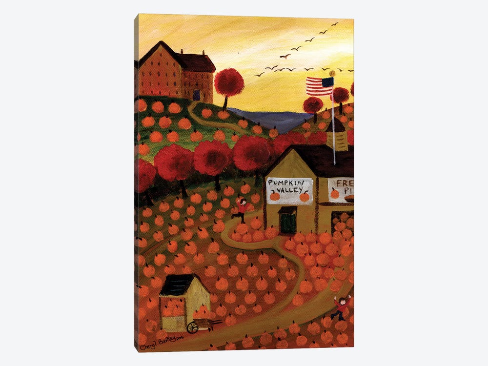 Pumpkin Valley Cheryl Bartley by Cheryl Bartley 1-piece Art Print