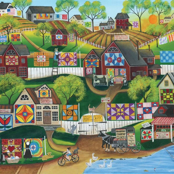 Villages & Towns: Quilt Sewing Sanctuary by Cheryl Bartley