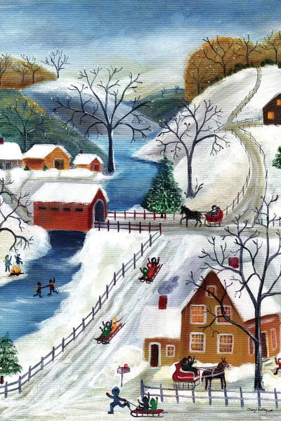 Folk Art: Winter Wonderland Home for the Holidays by Cheryl Bartley
