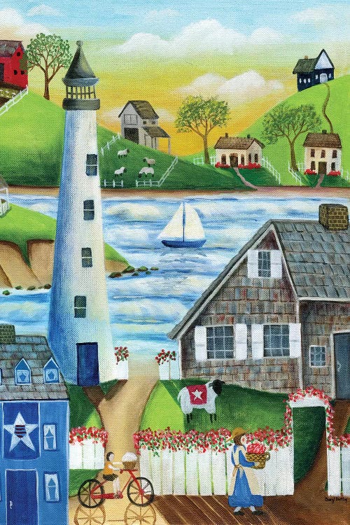 By The Sea by Cheryl Bartley wall art