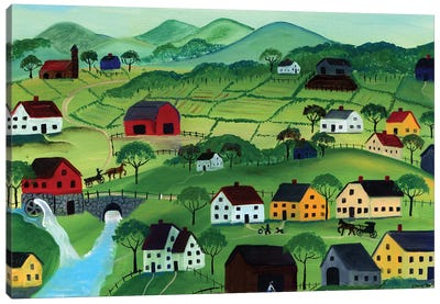 Countryside Canvas Art Print - Cheryl Bartley