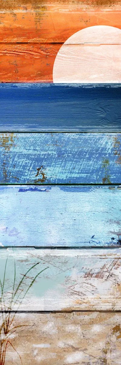 Beach Moonrise II by Sasha canvas print