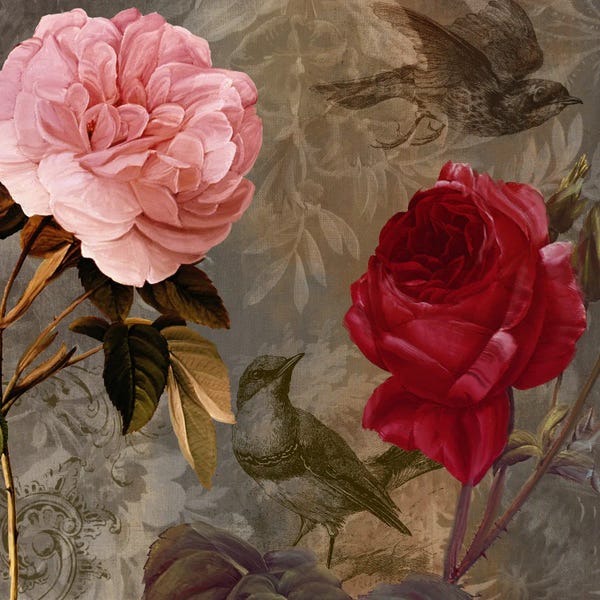 Sasha: Bird And Roses I by Sasha
