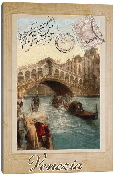 European Vacation I Canvas Art Print - Rialto Bridge