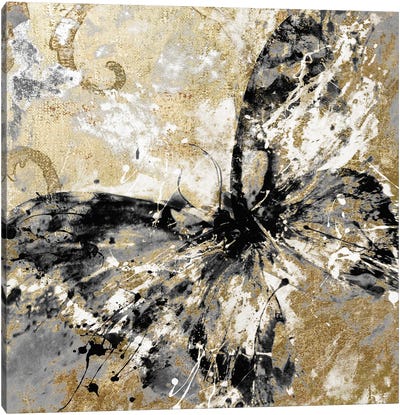 Free Gold Canvas Art Print - Butterfly Art