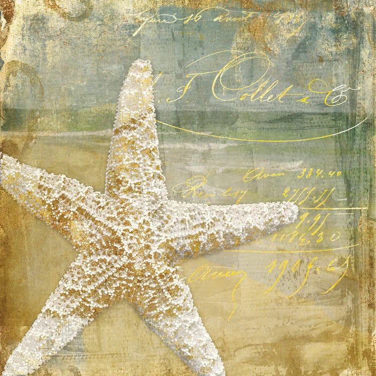 Golden Sea IV by Sasha wall art