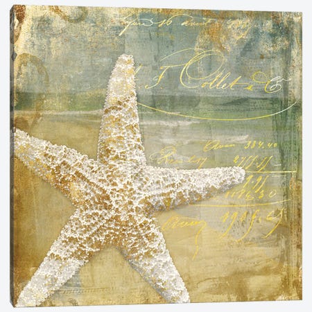 Golden Sea IV Canvas Print #CBY480} by Color Bakery Canvas Artwork