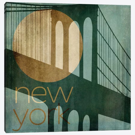 New York Canvas Print #CBY660} by Color Bakery Canvas Wall Art