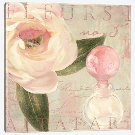 Parfum de Roses II Canvas Print #CBY708} by Sasha Canvas Art Print