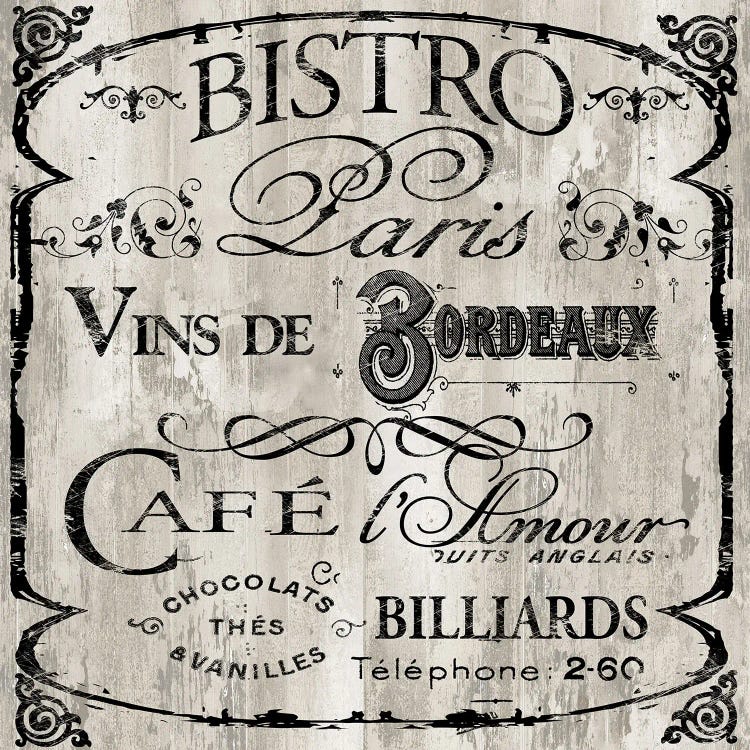 Paris Bistro III