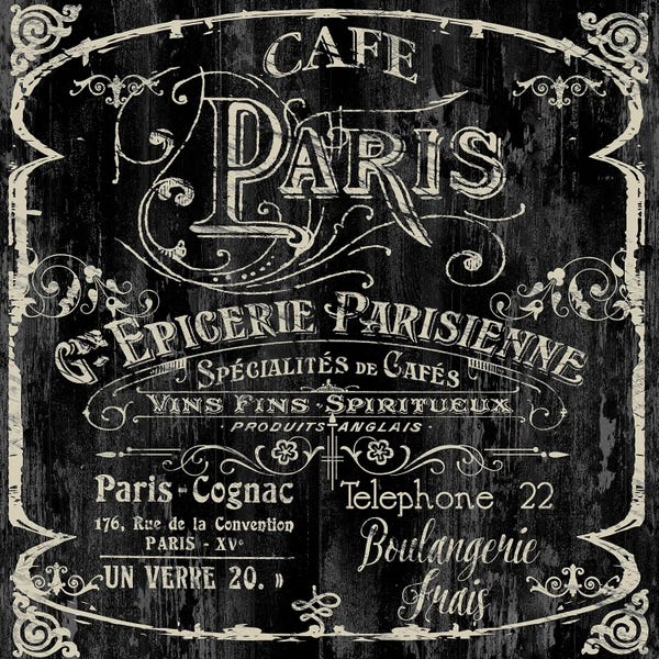 Sasha: Paris Bistro VI by Sasha