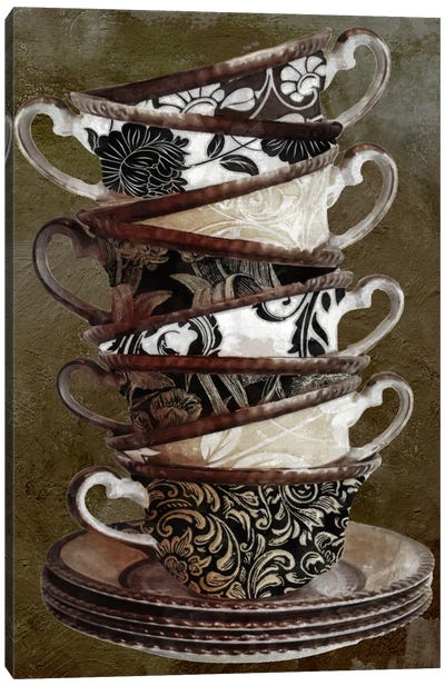 Afternoon Tea I Canvas Art Print - Kitchen Equipment & Utensil Art