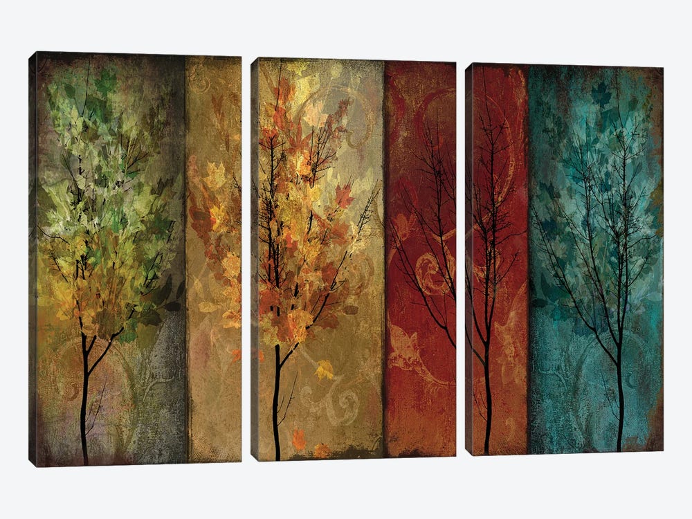 Tree Story Continued by Sasha 3-piece Canvas Print