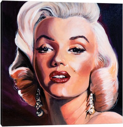 Marilyn Canvas Art Print - Charlotte Bezant