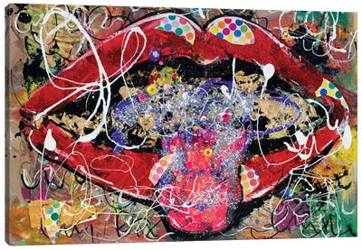 What's Your Poison? Canvas Art Print - Lips Art