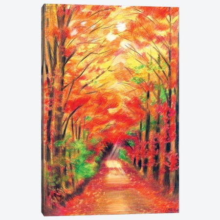 Autumn Fall Canvas Print #CBZ32} by Charlotte Bezant Canvas Art Print