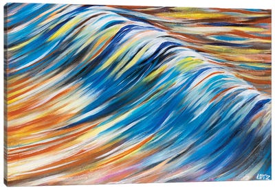 Blue Swell Canvas Art Print - Charlotte Bezant