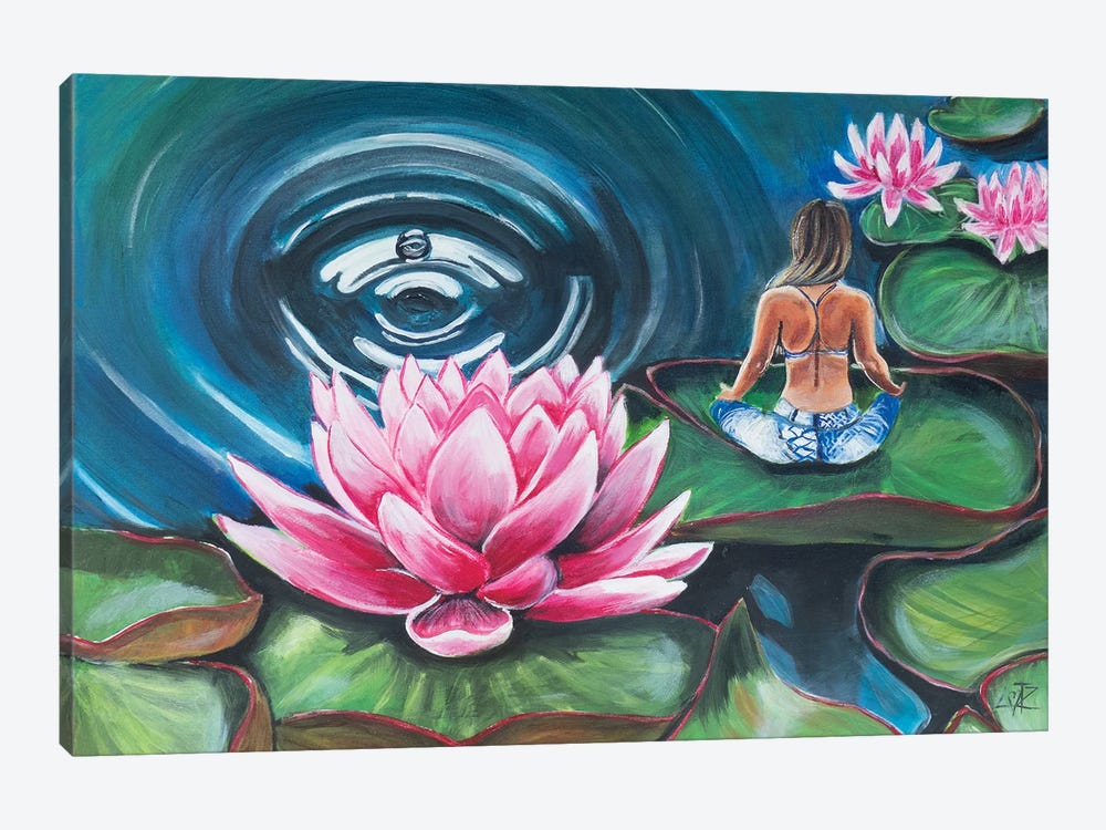 Lily Meditation by Charlotte Bezant 1-piece Canvas Art Print
