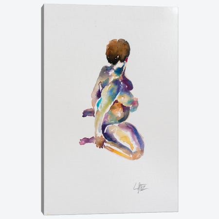 Figure Study I Canvas Print #CBZ62} by Charlotte Bezant Canvas Artwork