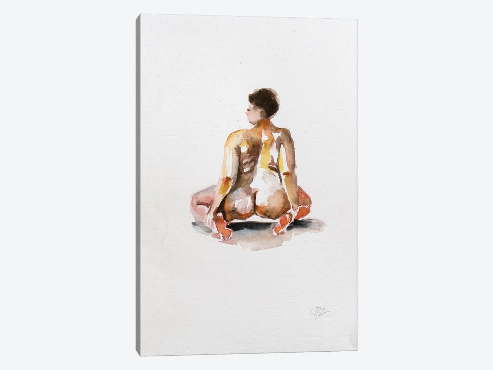 Figure Study IX by Charlotte Bezant 1-piece Canvas Print