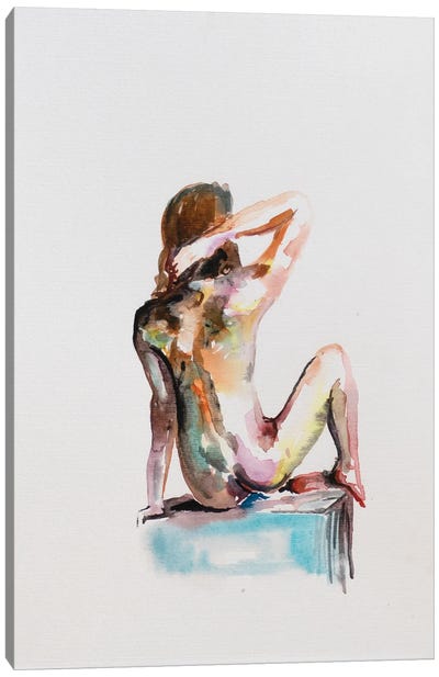 Figure Study X Canvas Art Print - Charlotte Bezant