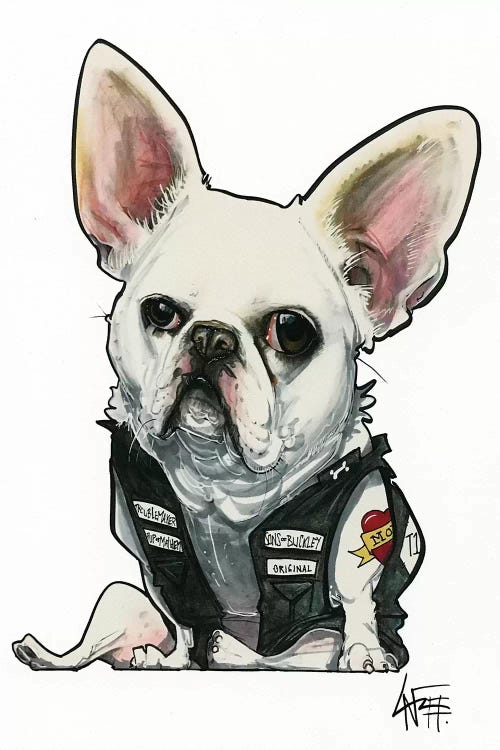 Pup of Mayhem by Canine Caricatures wall art