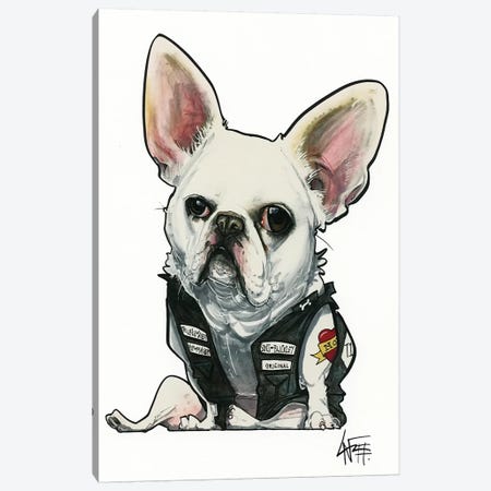 Pup of Mayhem Canvas Print #CCA27} by Canine Caricatures Canvas Print