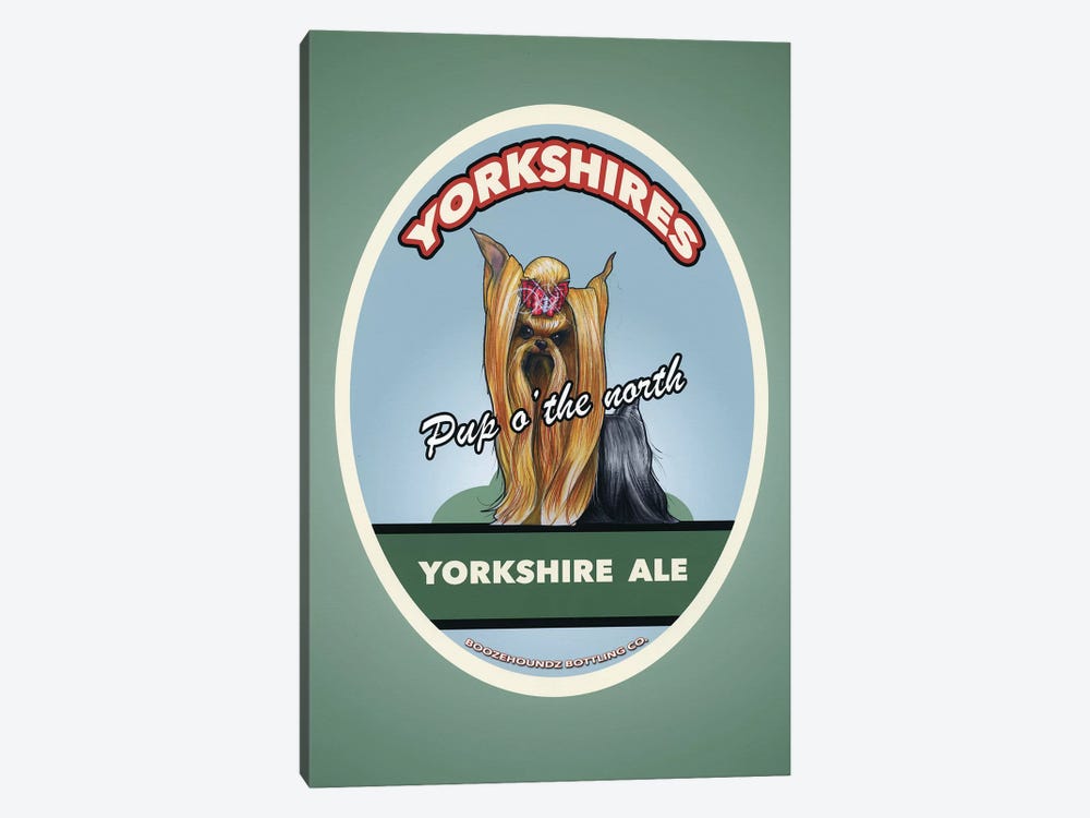 Yorkshire Ale by Canine Caricatures 1-piece Canvas Art