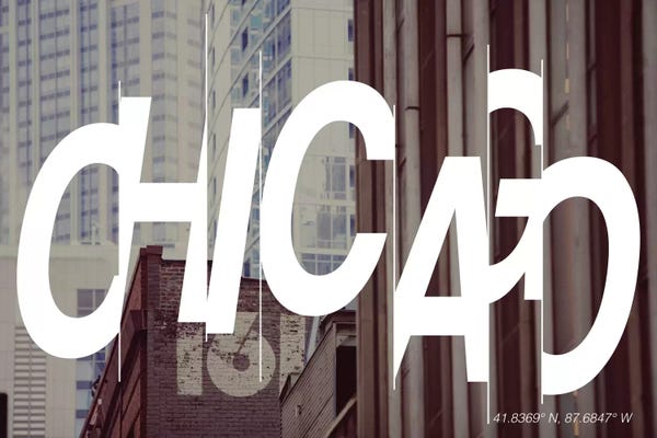 Chicago: Chicago (41.8° N, 87.6° W) by 5by5collective