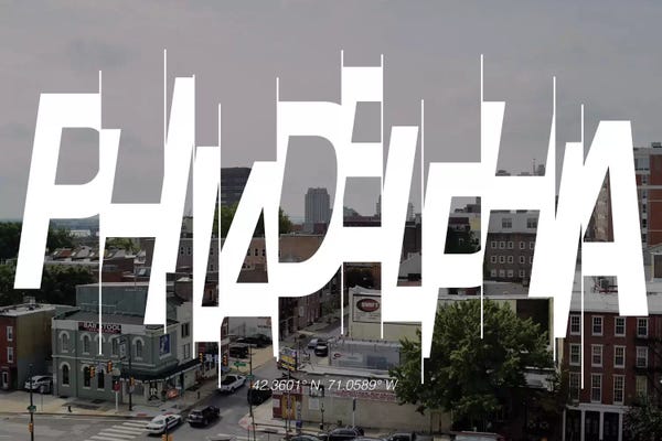Philadelphia: Philadelphia (42.3° N, 71° W) by 5by5collective