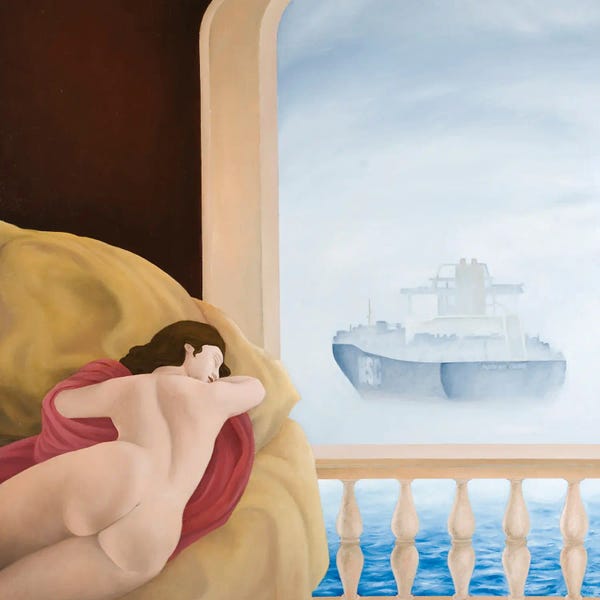 Cecco Mariniello: Fog Over The Bosphorus by Cecco Mariniello