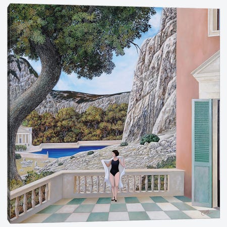 Terrance With Views Canvas Print #CCC20} by Cecco Mariniello Canvas Wall Art
