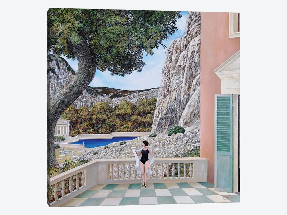 Terrance With Views by Cecco Mariniello 1-piece Canvas Art Print