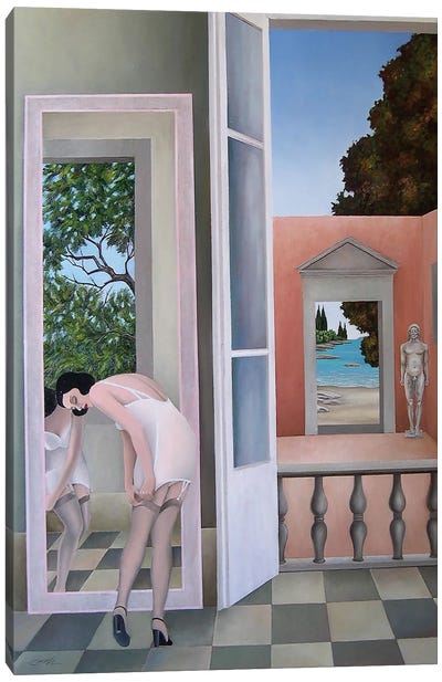 Agata Canvas Art Print - Mediterranean Décor