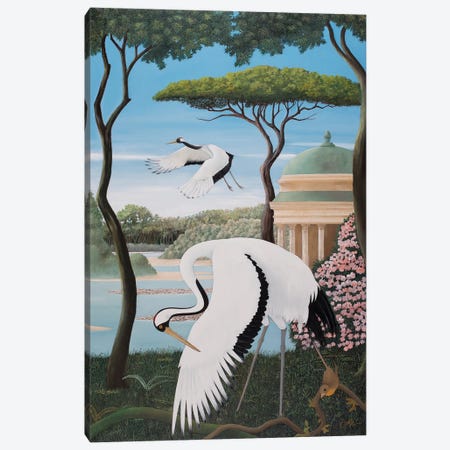 Cranes I Canvas Print #CCC30} by Cecco Mariniello Art Print