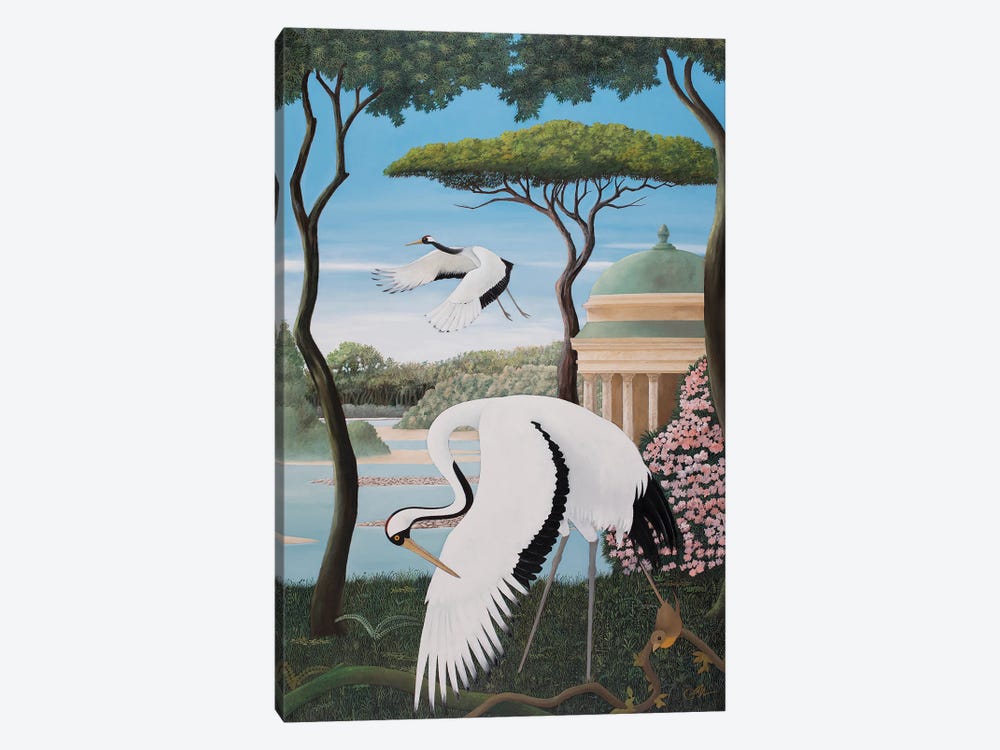 Cranes I by Cecco Mariniello 1-piece Canvas Wall Art