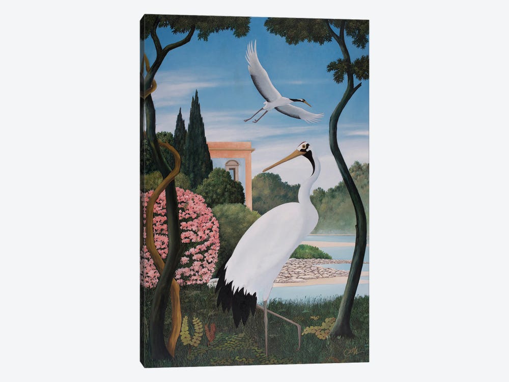 Cranes II by Cecco Mariniello 1-piece Canvas Art Print