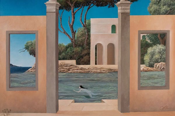 Cecco Mariniello: Bather by Cecco Mariniello