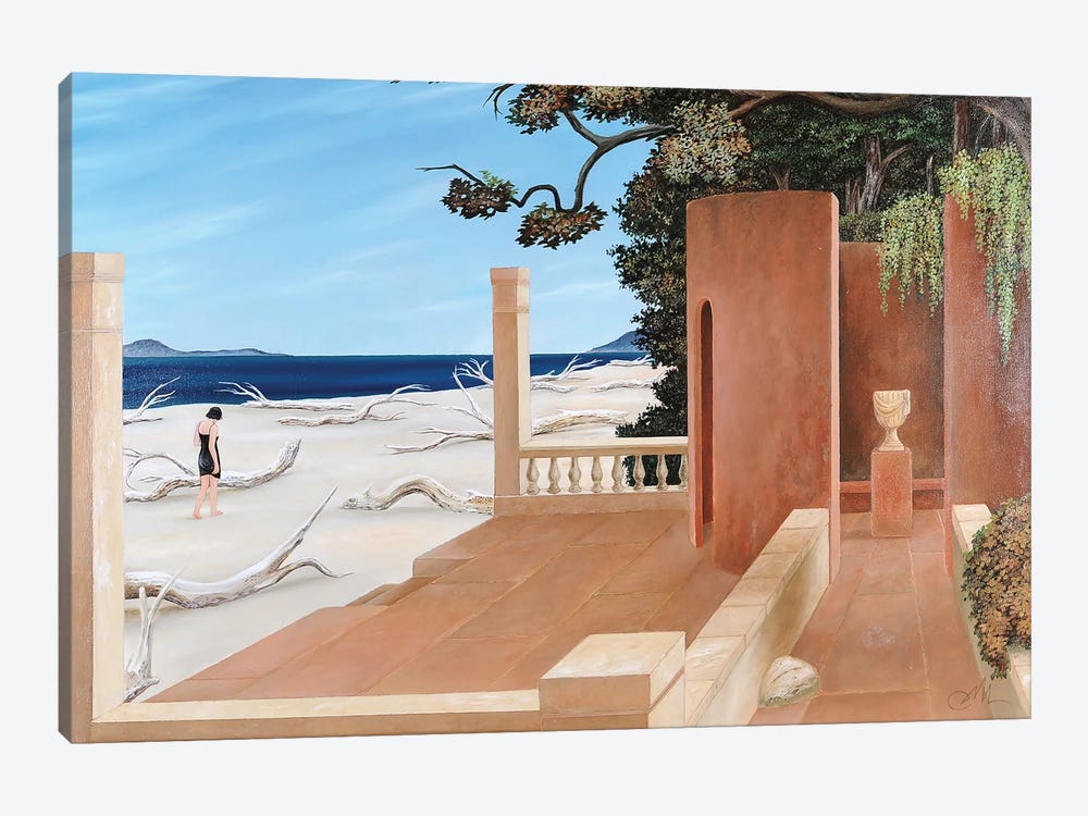 Between The Beach And The Garden by Cecco Mariniello 1-piece Canvas Art