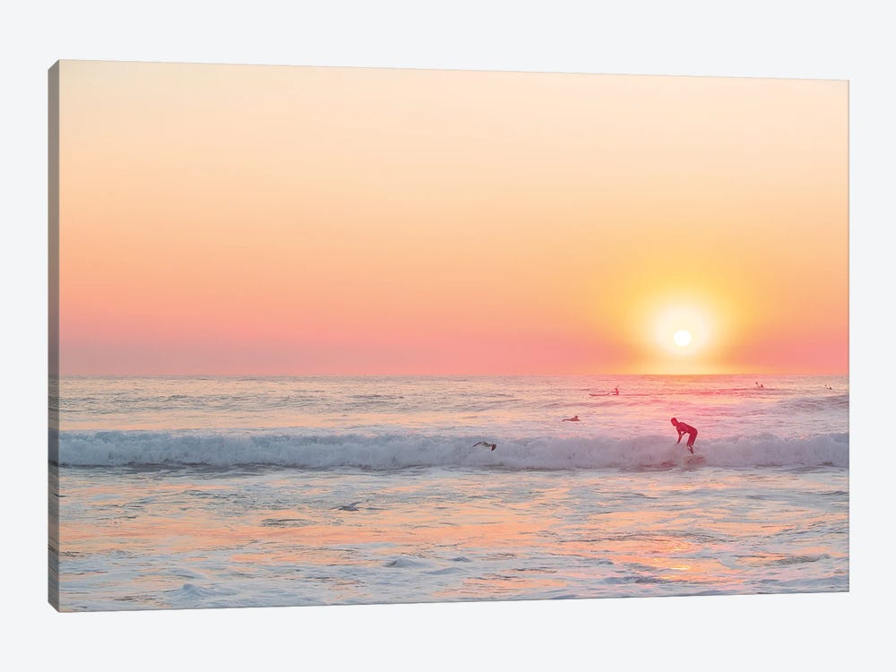 Solo Surf by Charlotte Curd 1-piece Canvas Wall Art