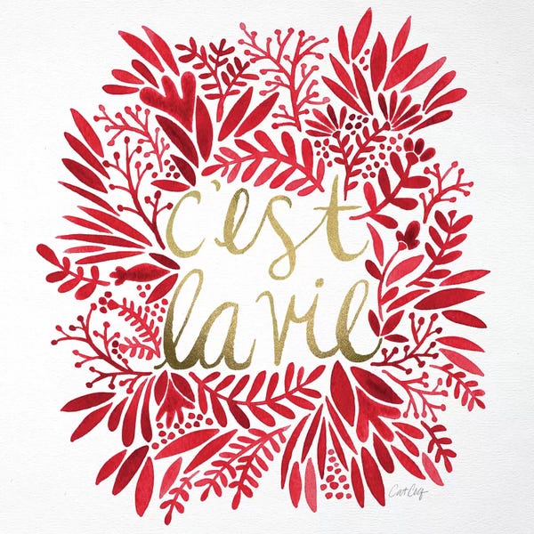 Cat Coquillette: C'est La Vie Red by Cat Coquillette