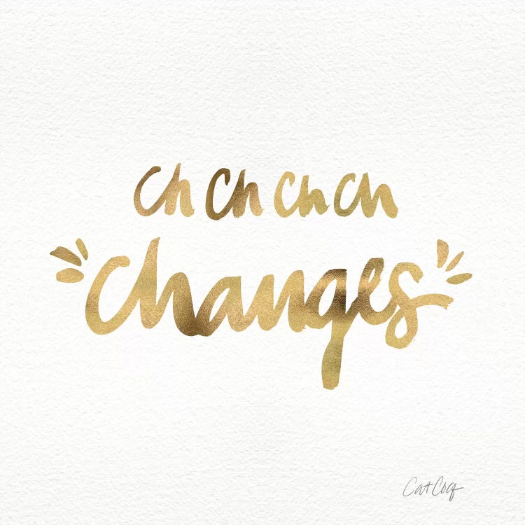 Changes Gold by Cat Coquillette wall art