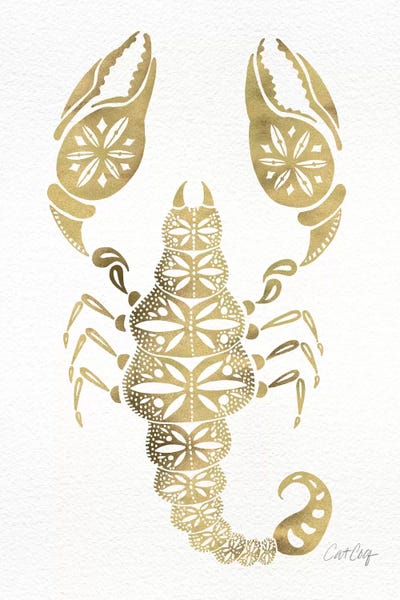 Scorpions: Gold Scorpion by Cat Coquillette