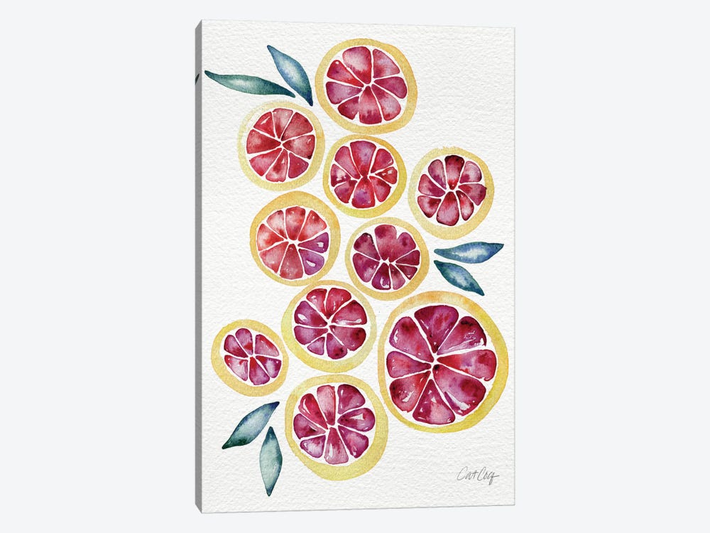 Grapefruits by Cat Coquillette 1-piece Canvas Art Print