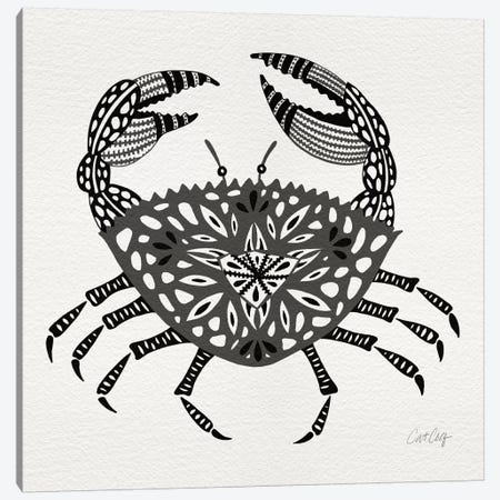 Grey Crab Canvas Print #CCE128} by Cat Coquillette Canvas Art