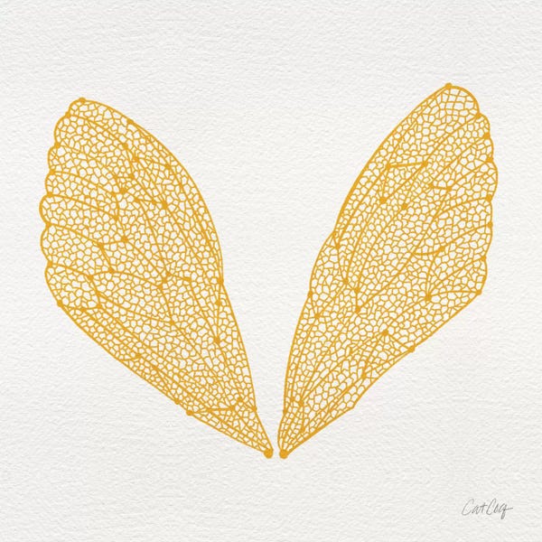 Cat Coquillette: Cicada Wings Yellow by Cat Coquillette