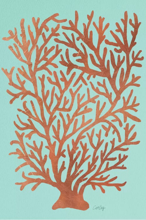 Copper Coral by Cat Coquillette wall art