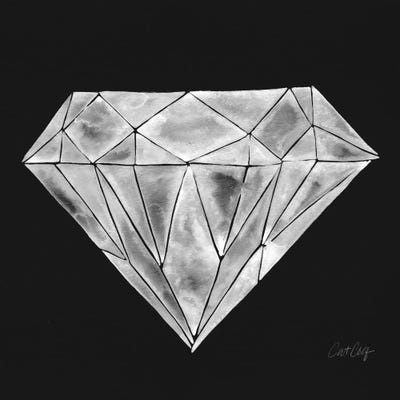 Diamond by Cat Coquillette canvas print